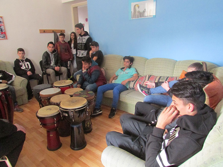 Interaktivní koncert a workshop skupiny Jumping Drums
